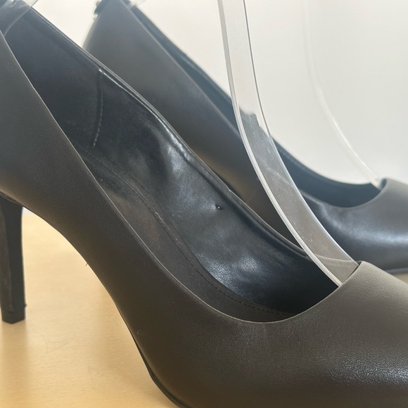 MICHAEL MICHAEL KORS Alina Black Leather Flex Pointed-Toe Pumps Women's Size 9 M - Picture 7 of 11